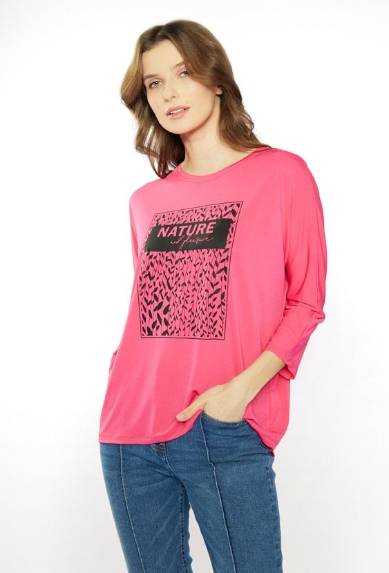 T-shirt damski z wzorem