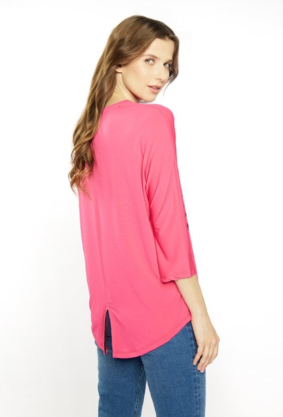 T-shirt damski z wzorem