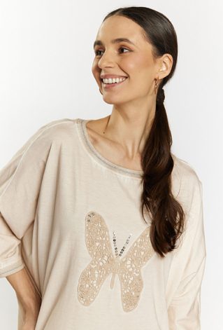 Sukienka z efektem sprania