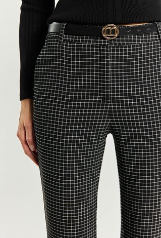 Eleganckie spodnie w kratę