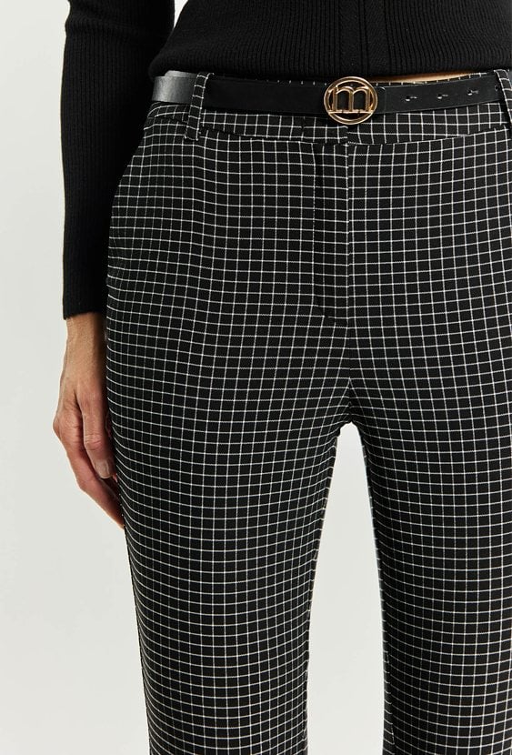 Eleganckie spodnie w kratę