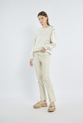 Spodnie z prostymi nogawkami