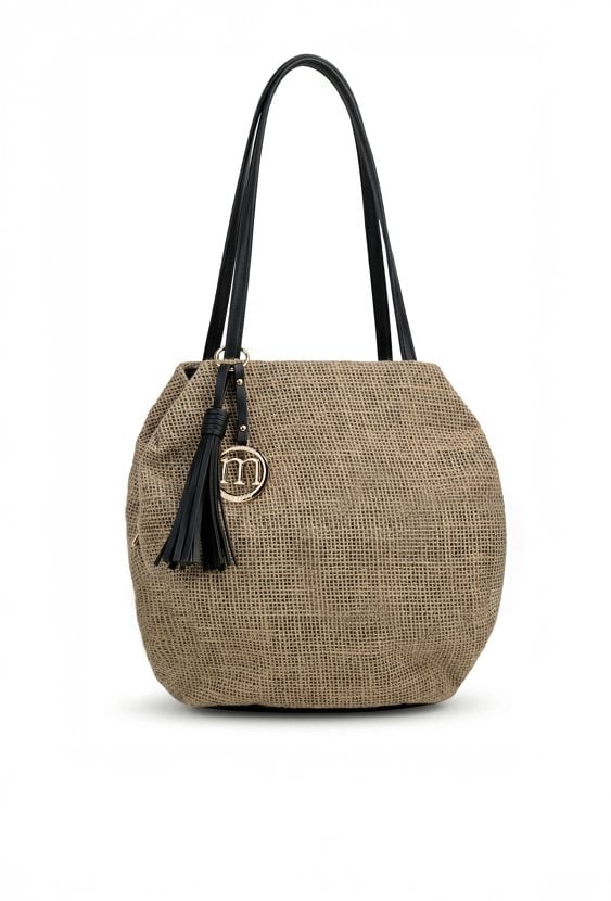 Koszyk z połyskującą plecionką