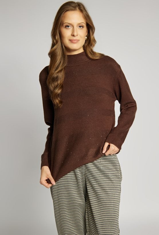 Sweter z połyskiem