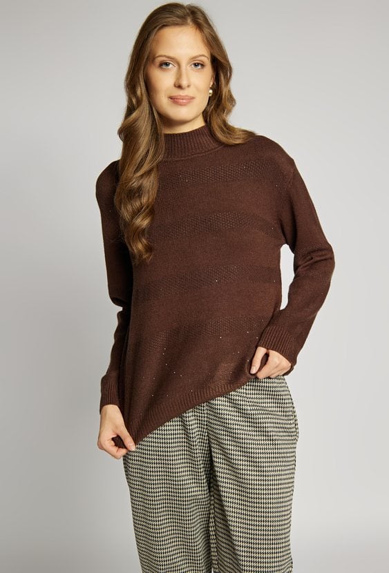 Sweter z połyskiem