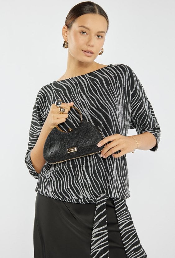 Połyskująca torebka