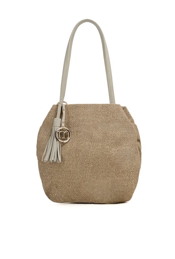 Koszyk z połyskującą plecionką