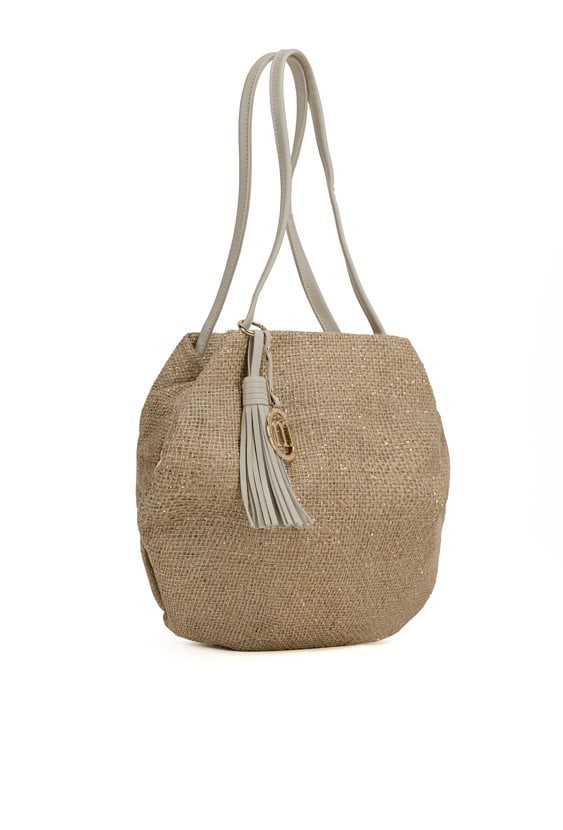 Koszyk z połyskującą plecionką