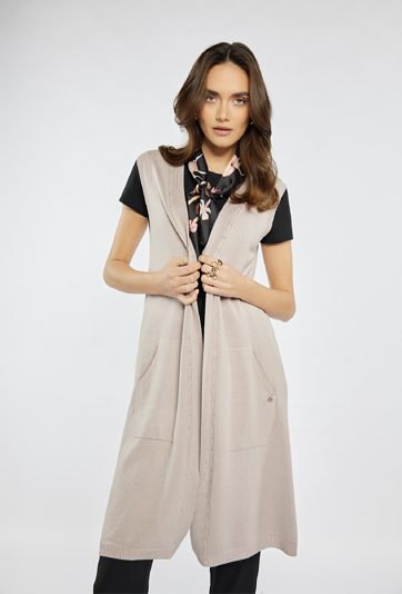 Długi kardigan