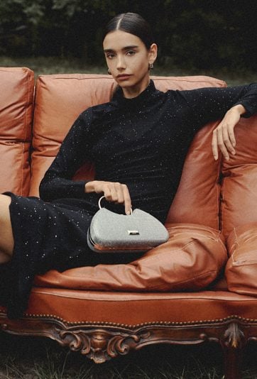 Połyskująca torebka