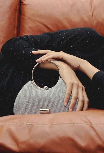 Połyskująca torebka