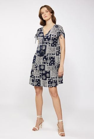 Sukienka mini z wzorem