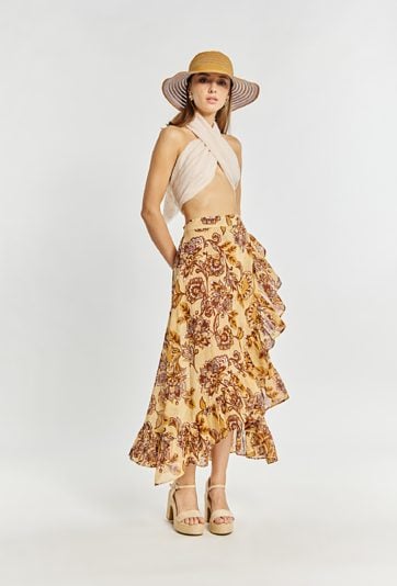 Pareo damskie w formie spódnicy