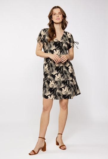 Sukienka mini z wzorem