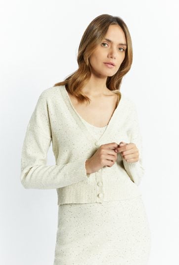 Rozpinany sweter damski