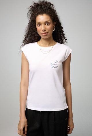 T-shirt z grafiką z marynistycznym motywem