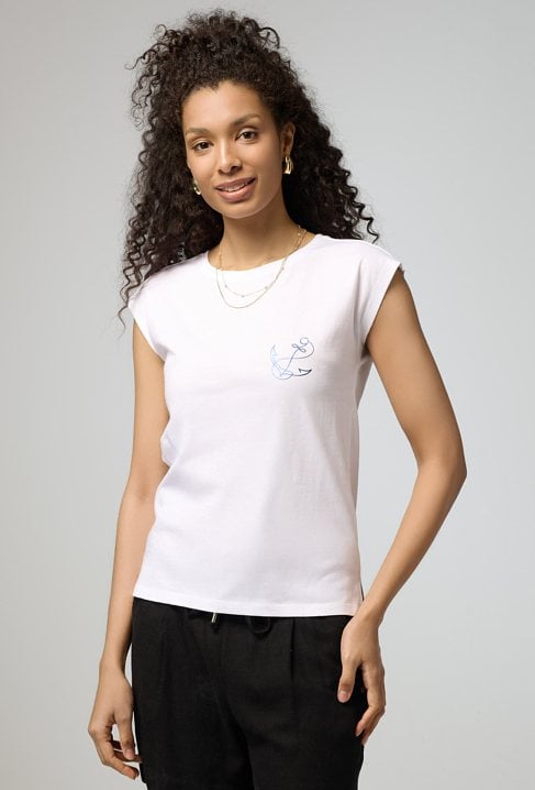 T-shirt z grafiką z marynistycznym motywem