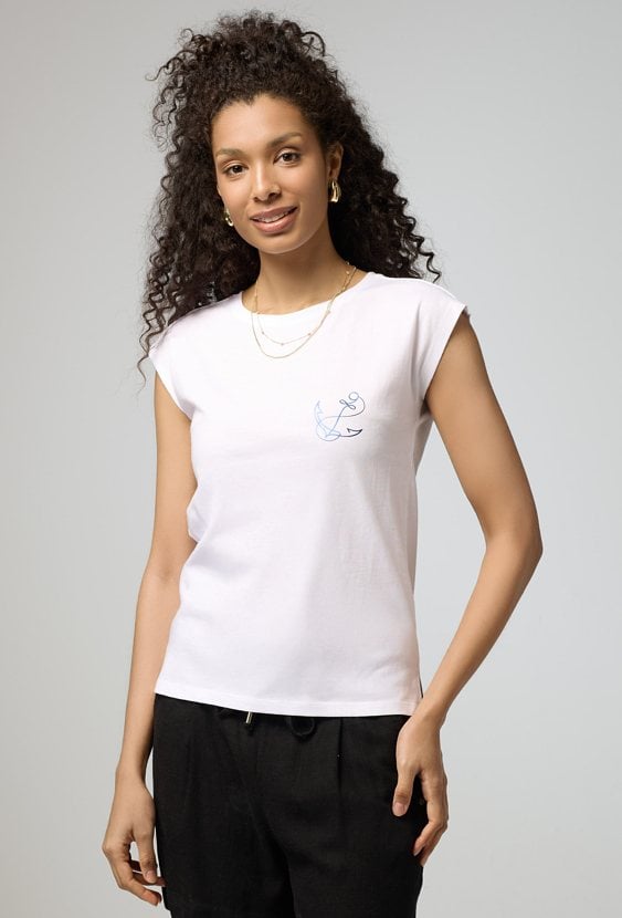 T-shirt z grafiką z marynistycznym motywem