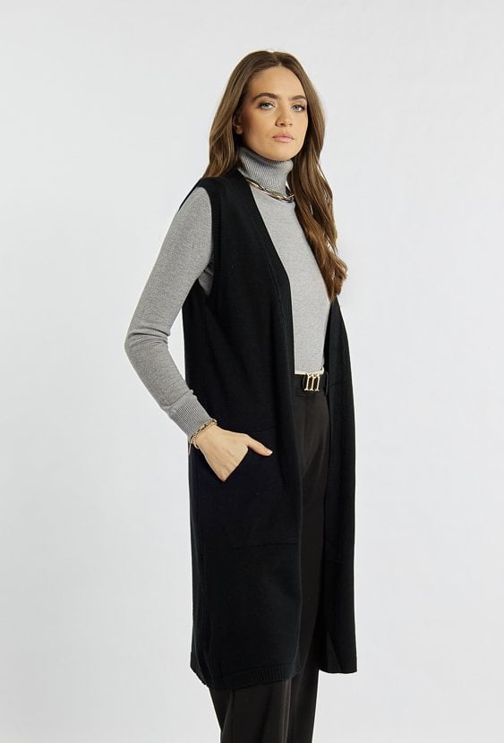 Długi kardigan