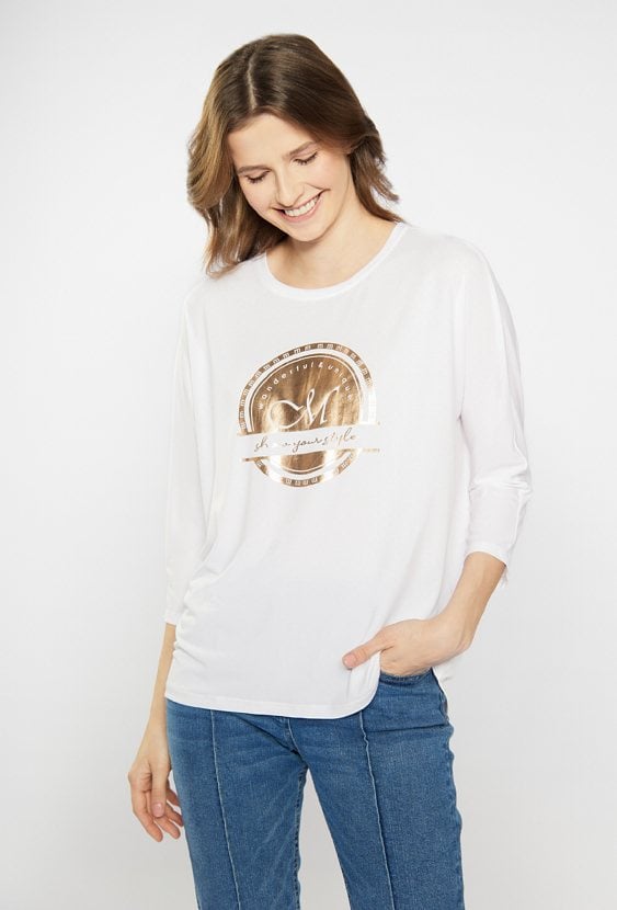 Bluzka o swobodnym kroju