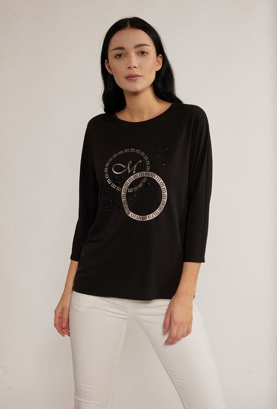 T-shirt damski z wzorem