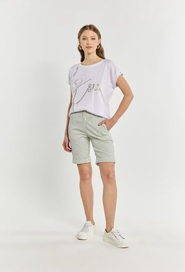 Spodenki damskie w paski