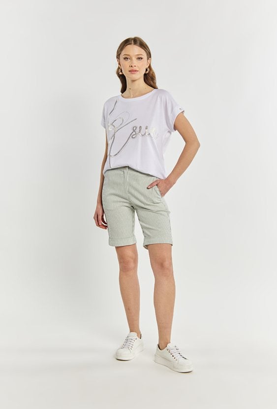 Spodenki damskie w paski