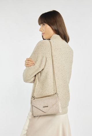 Wizytowa torebka z połyskiem