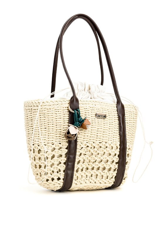 Pleciona torba damska