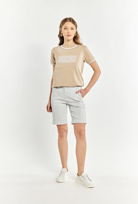 Spodenki damskie w paski