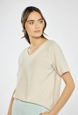 Klasyczny sweter z wiskozy