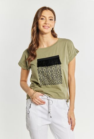 Bawełniany T-shirt damski