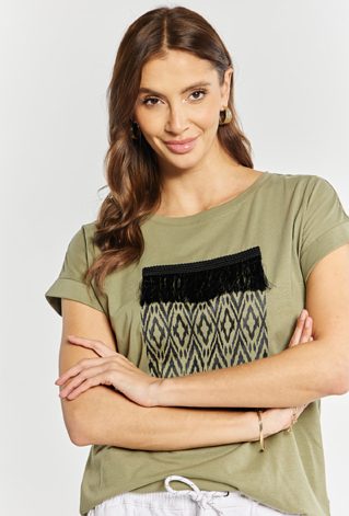 Bawełniany T-shirt damski