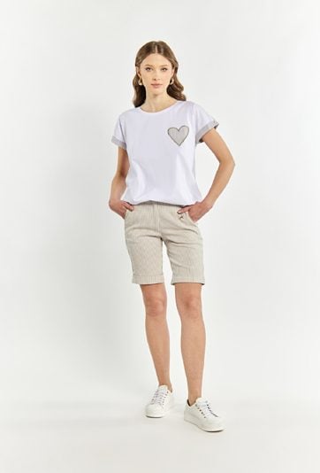 Spodenki damskie w paski