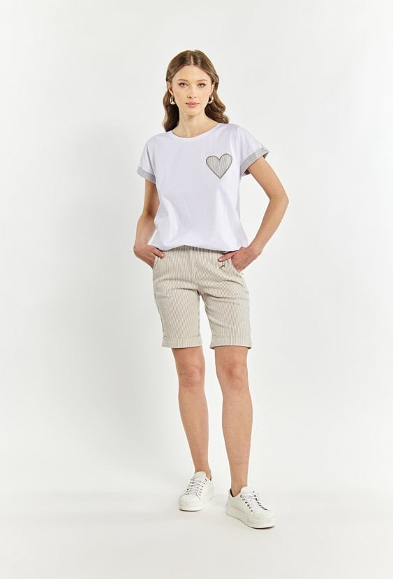 Spodenki damskie w paski