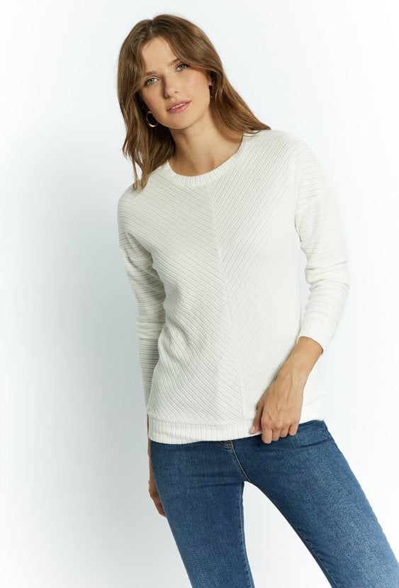 Bluzka damska z długim rękawem