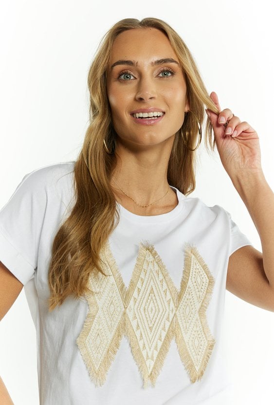 Bawełniany T-shirt damski