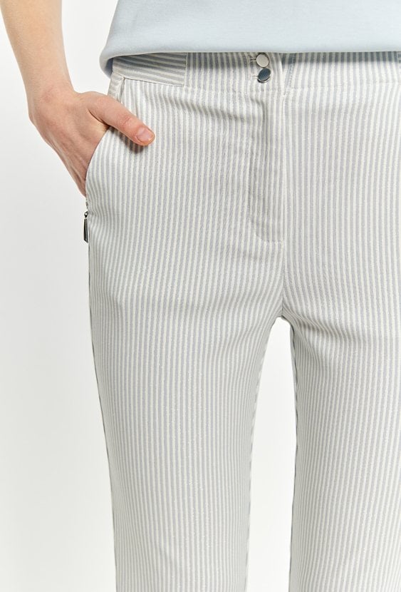 Spodnie damskie w paski