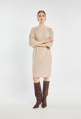 Dzianinowa sukienka damska