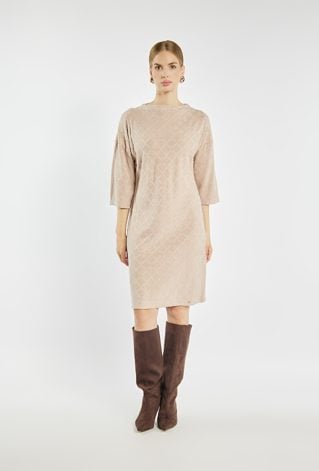 Dzianinowa sukienka damska