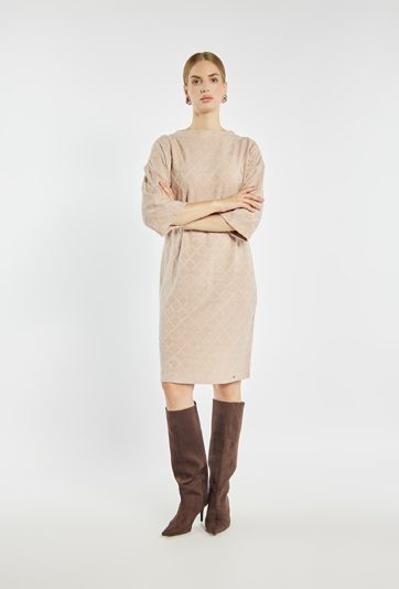 Dzianinowa sukienka damska