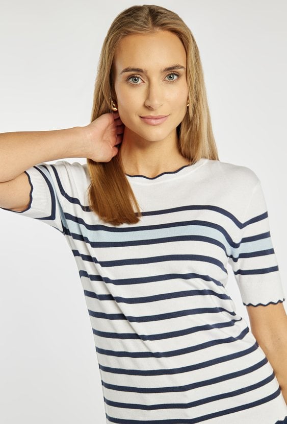 Lekki sweter w paski