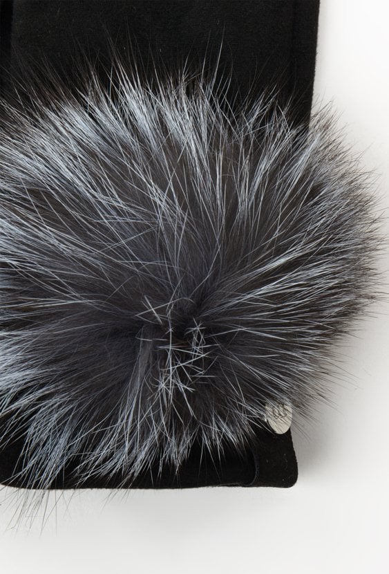 Rękawiczki z pomponem