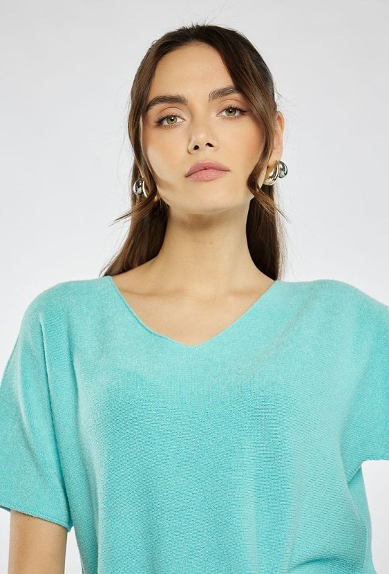 Klasyczny sweter z wiskozy