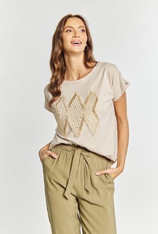 Bawełniany T-shirt damski