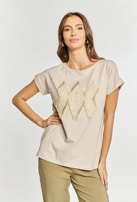 Bawełniany T-shirt damski