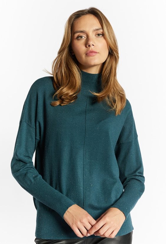 Sweter damski z golfem