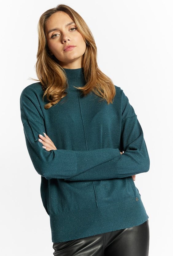 Sweter damski z golfem