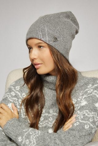 Klasyczna czapka z wzorem