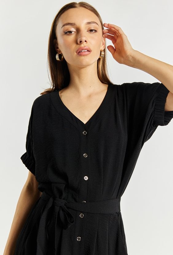 Sukienka damska z wiązaniem